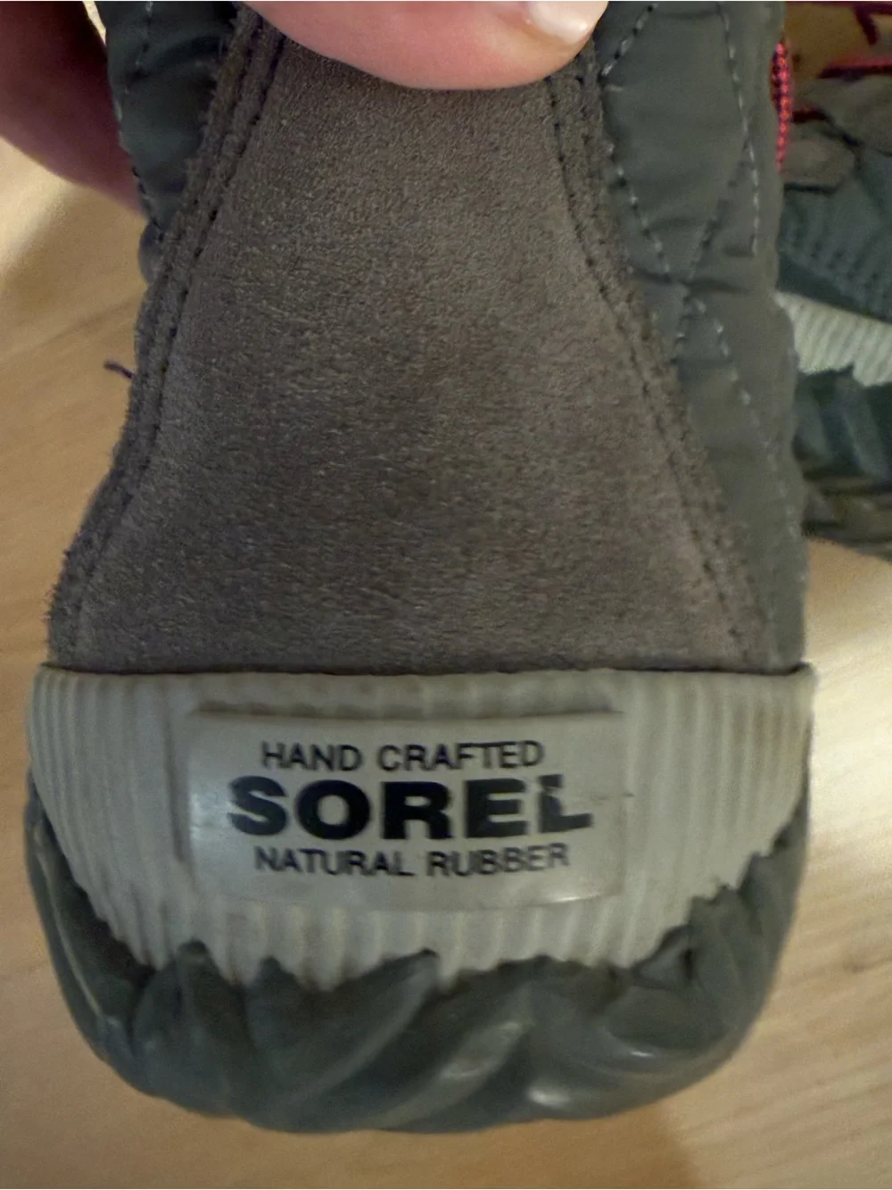 Sorel Women’s Out N About Quilted Ankle Rain Duck Boot Grey 9.5